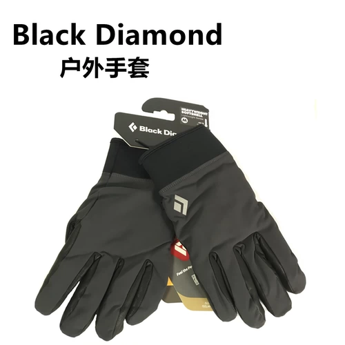 Black Diamond BD Black Diamond Мужчины и женская мягкая раковина плюшевые водонепроницаемые водонепроницаемые альпинистские лыжные перчатки