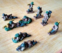 In stock] 1: 72 l_lee model WWII German Anti-Armour Squad with 9 Soldier Sets