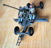 In stock] 1: 72 l_lee model WWII Soviet 37 towed anti-aircraft gun team including 1 gun 2 soldiers