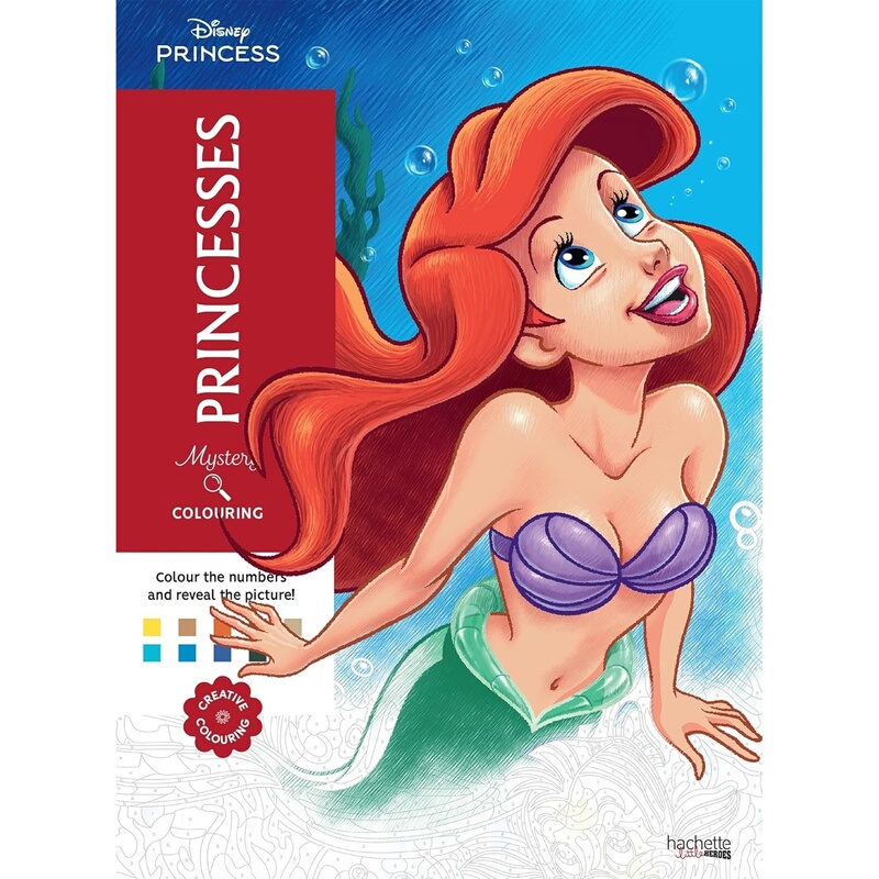 English Original Paperback Edition Mystery Colouring - Princesses: Revealing the Classic Disney Princess Characters Digital Coloring Book Imported Book English Original Paperback Edition Mystery Colouring - Princesses: Revealing the Classic Disney Princess Characters Digital Coloring Book Imported Book
