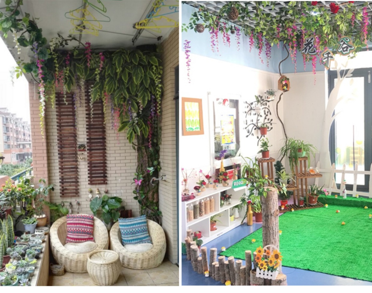 Mô phỏng Hoa Wisteria Hoa giả Mây Hoa Hoa Vine Vine Hoa Hoa Chuỗi Chuỗi Nội thất đám cưới Treo tường Trang trí Hoa - Hoa nhân tạo / Cây / Trái cây giả hạc