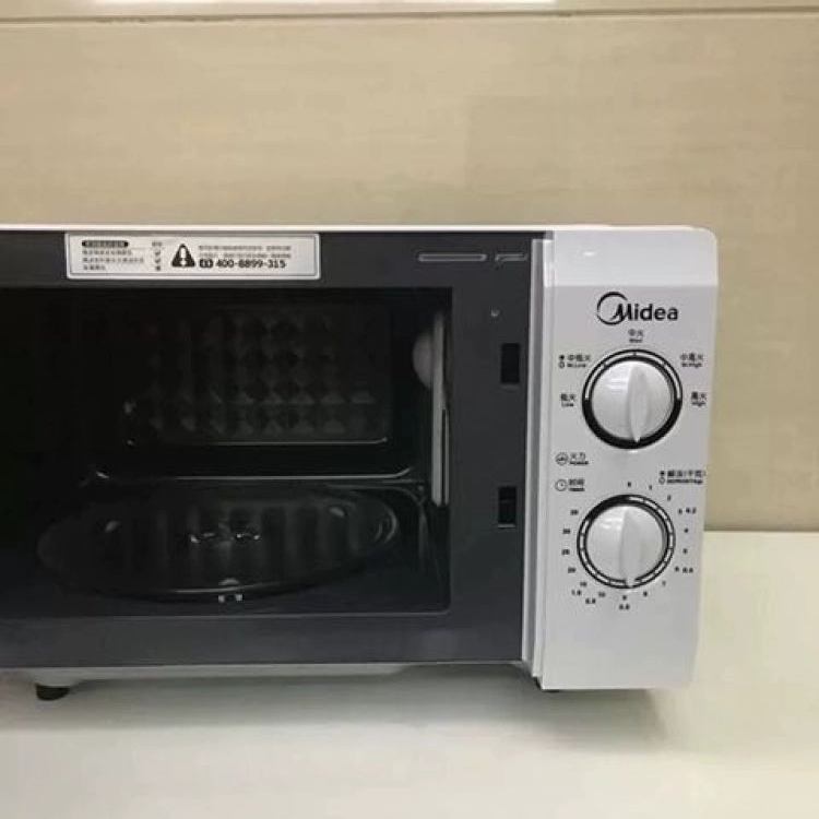 Lò vi sóng Midea / Midea M1-211A L213B cũ có bàn xoay cơ khí cầm tay nhỏ chính hãng