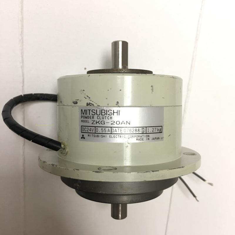 Second-hand Japanese Mitsubishi MITSUBISHI ZKG 24V MINIATURE MAGNETIC POWDER CLUTCH BRAKE ZKG-20AN