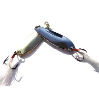 Spoon Classic Luya Sequits, Bass Black Fish White Bars, Luya Bait Set Freshwater Fake Bait