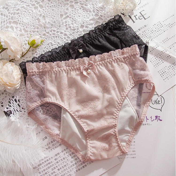 Summer Case Fake Safety Pants Woman Menstrual Anti-Leakage Physiological Pants Woman Menstrual Physiological Period Large Size Mid-Waist Underwear