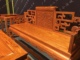 Mahogany phòng khách đồ nội thất sofa gỗ hồng mộc Miến trái cây lớn gỗ hồng rồng sofa 6 mảnh bộ đồ nội thất gỗ gụ cổ điển - Bộ đồ nội thất mẫu kệ tivi đẹp Bộ đồ nội thất