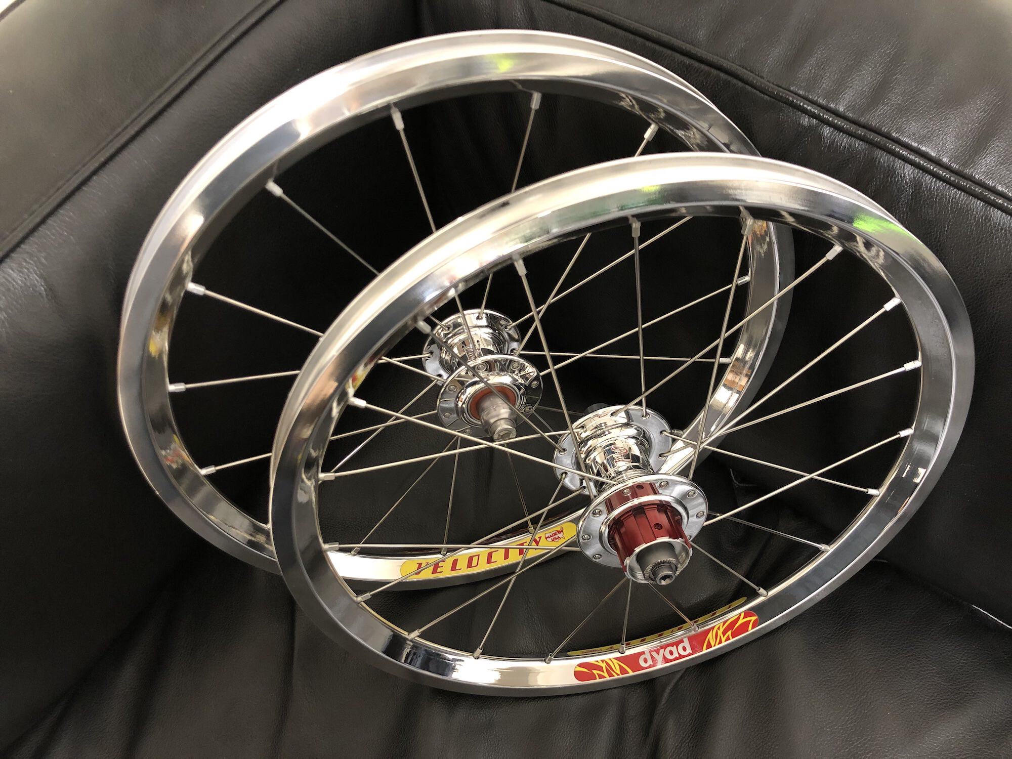 (philwood velocity) brompton small cloth 6-speed polishing wheel set Aluminum wheel king