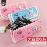 智高 Свежий милый универсальный вместительный и большой мультяшный пенал для школьников, в корейском стиле