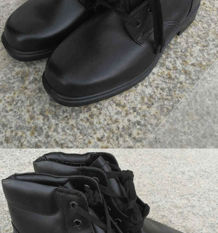 Bottes militaires pour homme en cuir - Ref 1397811 Image 7