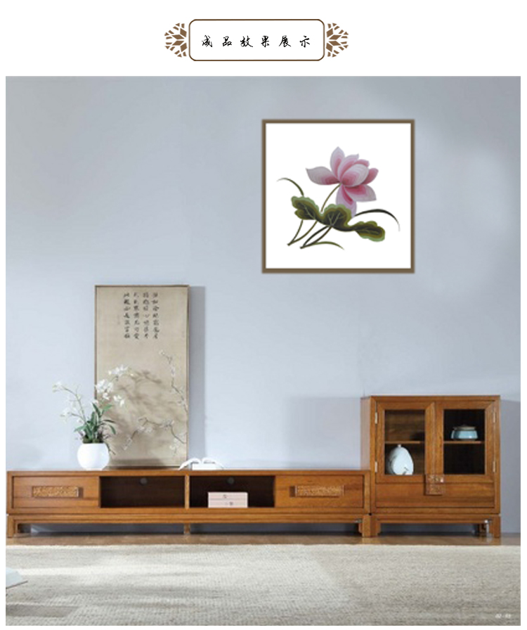 Su thêu thêu kit tự làm người mới bắt đầu vẽ hoa trang trí thủ công hoa 25 * 25CM mẫu tranh thêu