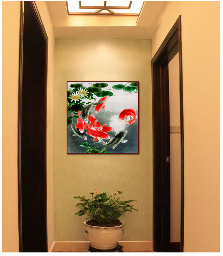 Nổi tiếng cổ thêu nghệ thuật thêu thêu kit tự làm người mới bắt đầu vẽ tranh trang trí hơn 35 * 35CM khăn lụa thêu tay