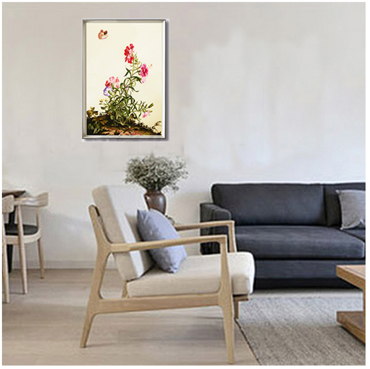 Nổi tiếng cổ thêu nghệ thuật thêu thêu tự làm kit người mới bắt đầu làm thủ công sơn trang trí cẩm chướng 30 * 45CM tranh thêu đẹp