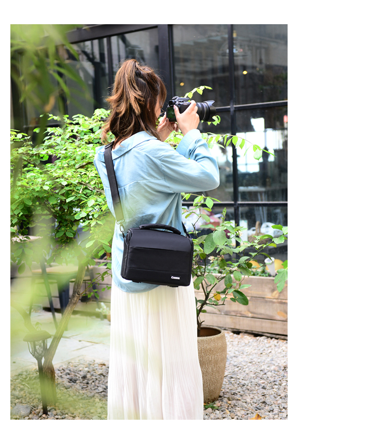 Túi đựng máy ảnh Canon đeo vai cho nam và nữ túi chụp ảnh 200D 1500D700D750D760D800D60D80D - Phụ kiện máy ảnh kỹ thuật số balo national geographic ng w5070