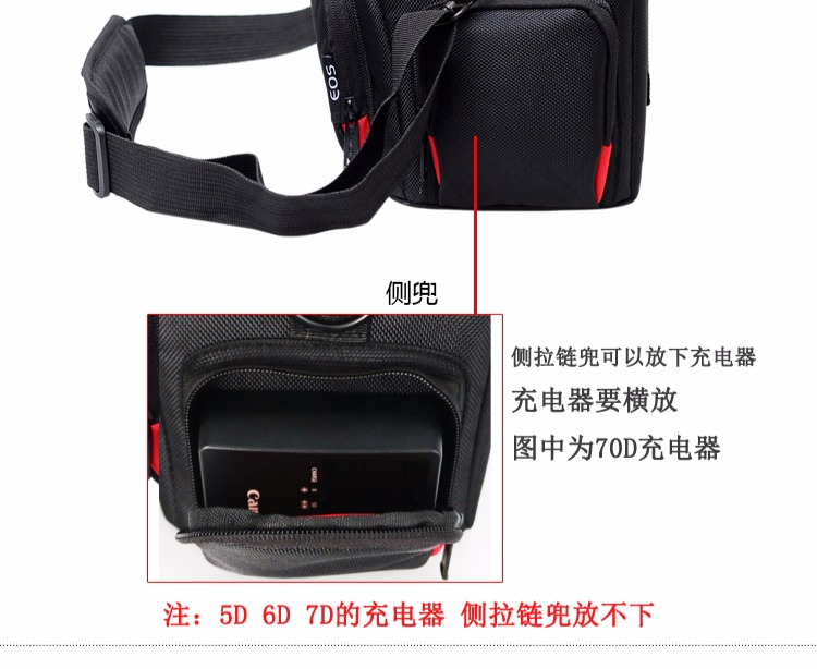 Canon túi máy ảnh túi máy ảnh SLR di 200d600d700d750d60d70d6d1500d77d 80D - Phụ kiện máy ảnh kỹ thuật số balo peak design 20l