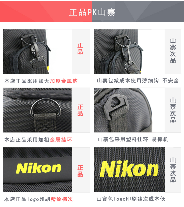 Nikon túi máy ảnh SLR túi máy ảnh d3400d850d750d610d7100d810d3200d5300 di động - Phụ kiện máy ảnh kỹ thuật số túi máy ảnh nhỏ gọn