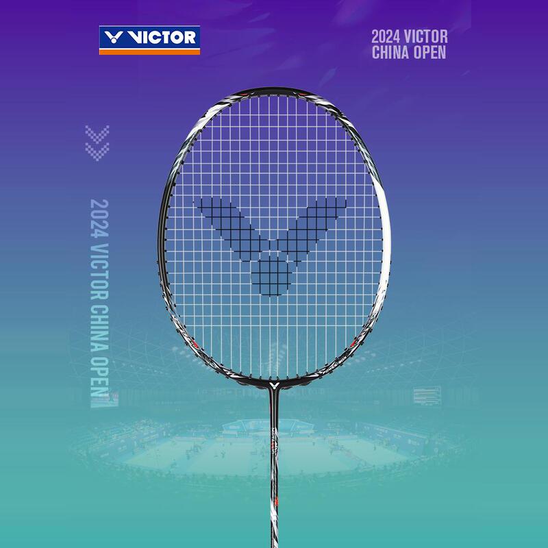 Victor Victory 2024 China Opening Limited Edition Silver Black Dragon Teeth Blade Badminton Racket Alloy