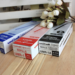 5 Mitsubishi UMR-1 Tthin 0 38mm refill (applicable UM-151 in the sex pen replacement core)