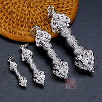 Original S925 Vajra sterling silver Monibao Tang Mei Man couple couple pendant necklace pendant new silver jewelry