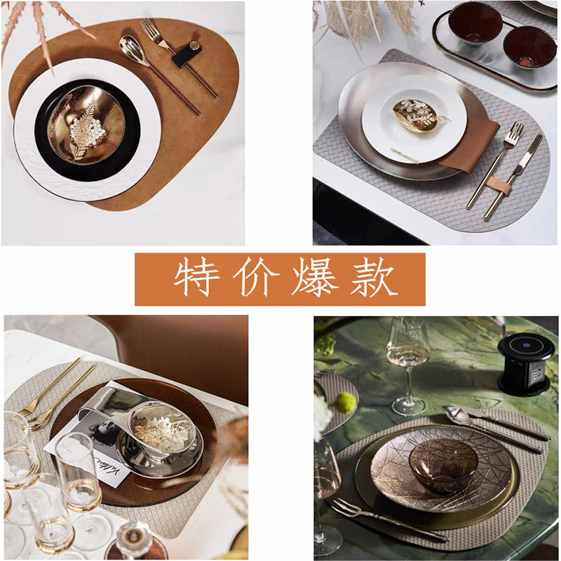 Special Offer European-Style Luxury Light Luxury High-End Ceramic Western Tableware Set Hotel Club Tableware Set