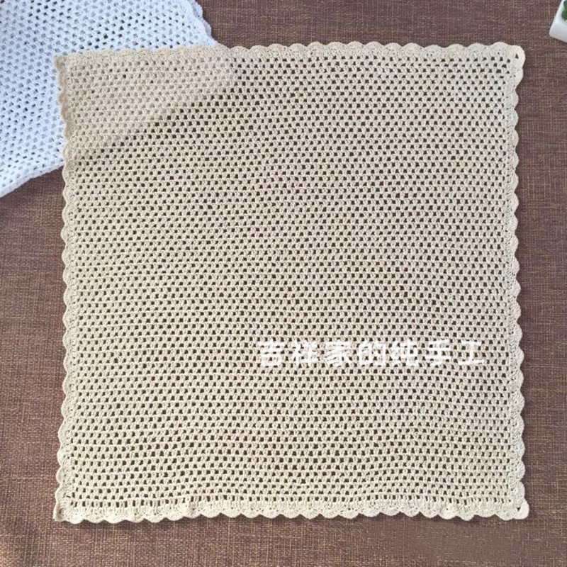 Handmade Hook Flower Simple square table with bedside cabinet sofa towel beautiful Japanese style silent wind cloth