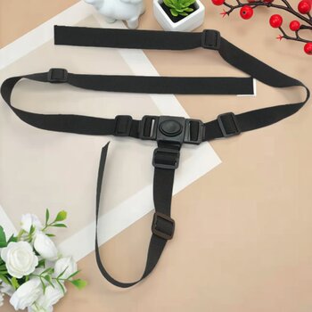 Baby dining chair safety belt three-point binding belt swing hanging chair rattan chair bb trolley safety belt car protection belt