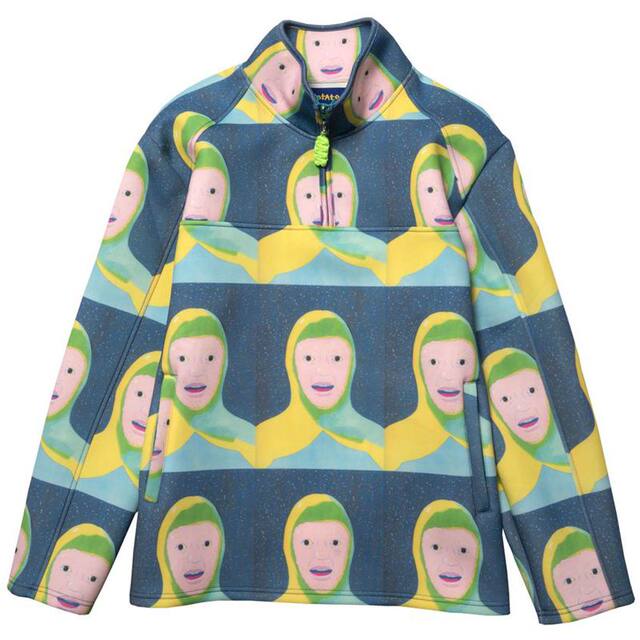 [Discount Clearance] in Stock Imranpotato Space Cotton High-Neck Half-Zip Sweatshirt