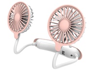 New halter neck fan creative USB multi-function small fan Office portable foldable halter neck mini fan