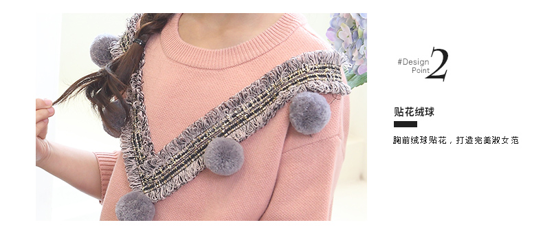 Pull fille à manche longue - Ref 2105062 Image 22