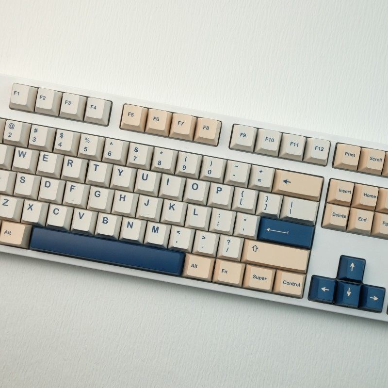 142 Keys/set GMK Birch Keycap PBT Dye Subbed Keycaps Cherry
