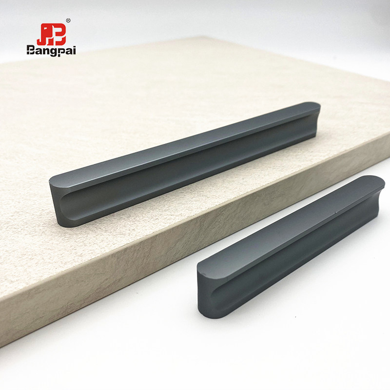 1038 blue grey starry sky grey T-type handle cabinet door handle light and luxurious golden wardrobe drawers integral cupboard through top customizable