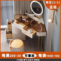 Corner Dressing Table Net Red Girls Bedroom Storage One Cabinet Simple Modern Triangle Cabinet Corner Makeup Table Light Luxury