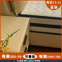 Soft and hard dual-purpose mattress natural milk coconut rubber brown spring household sponge adult and child size custom Simmons mat