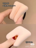 [everbab棉花糖气垫粉扑粉底液海绵空气干湿两用不吃粉女爱我啵啵]