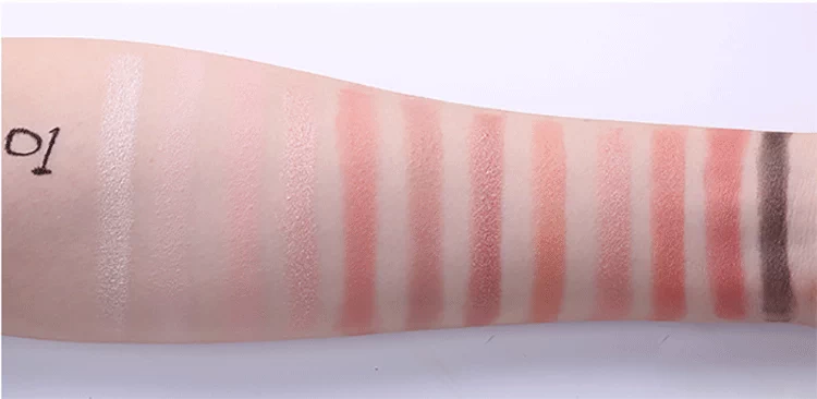 Thai Sivanna Svenna 12 Bảng màu Phấn mắt Màu trái đất Màu bưởi Peach Makeup Matte Pearlescent Makeup Dish