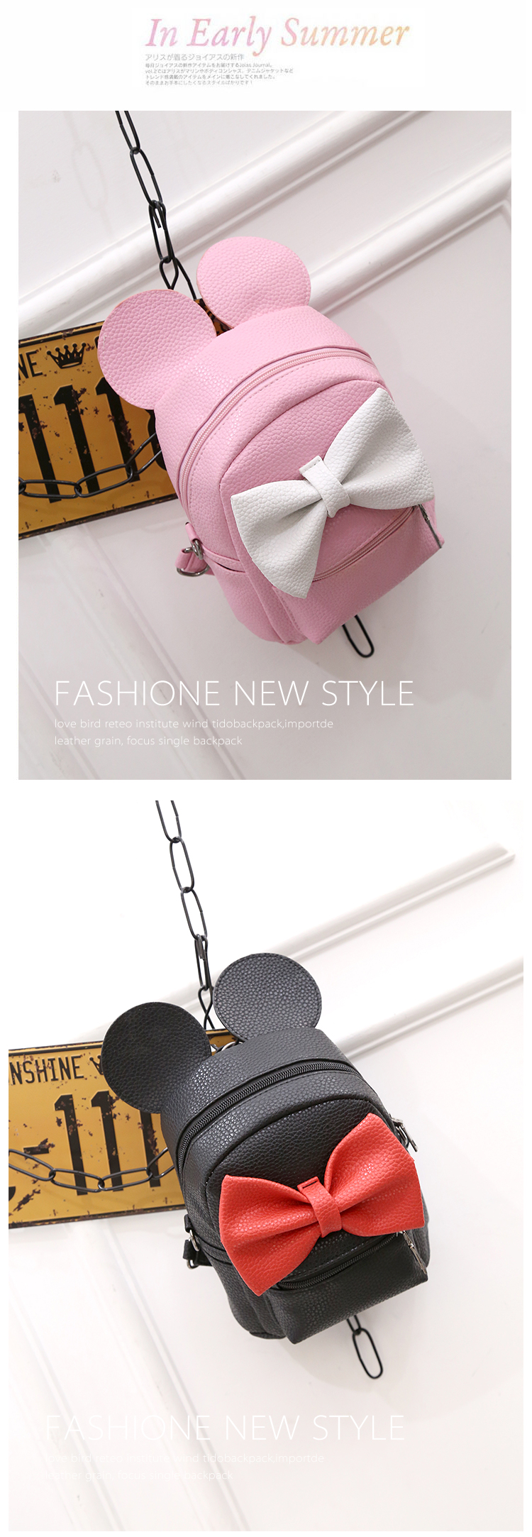 Korea PUbackpack(black)NHSK0207-black