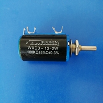 WXD3-13-2W precision multi-turn potentiometer sliding rheostat 2W 100K