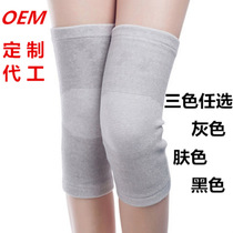 Manufacturer direct mountain climbing kneecap warm and cold-proof sports knitted air conditioning house on all sides of the bamboo charcoal kneecap