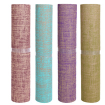 Anti-slip new striped Yu Cushion Master 5 Natural Linen Rubber Yoga Mat Yoga Fitness Mat Lengthened