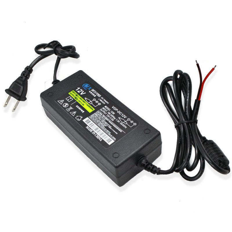 24V External Negative Power Adapter Extension 2.12m V5A15V3V5V6V7.5V9V Tinned Bare Wire