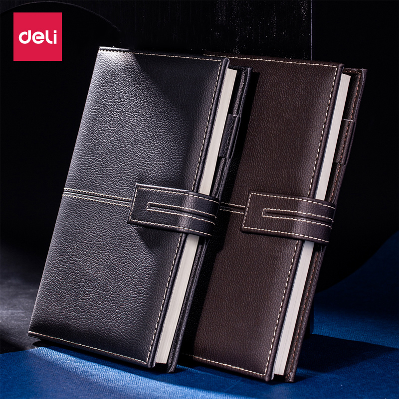 Main magnetic buckle thickness skin 25K 16K office business meeting record this notebook book