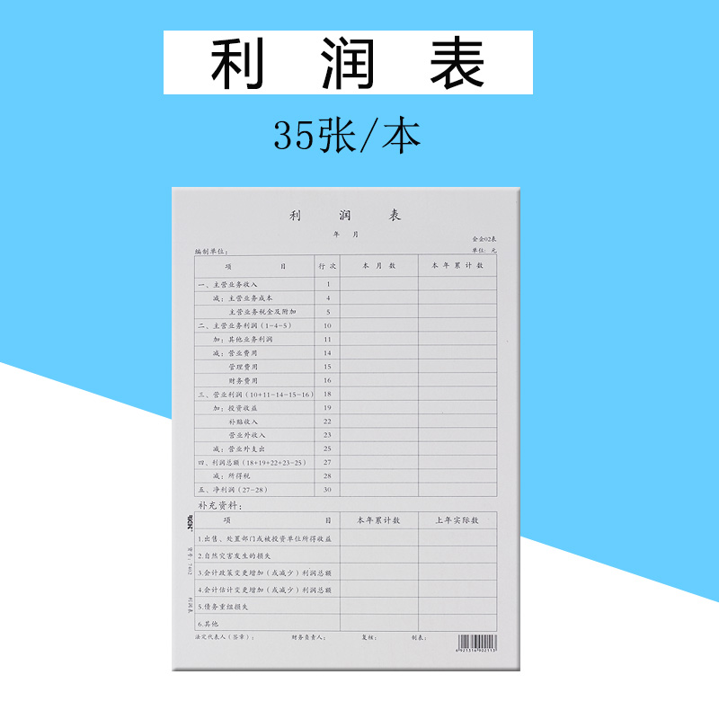 Wright A4 Profit statement Financial statements Financial statements Financial supplies Accounting training 35 sheets of this financial statement