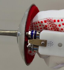 Тренировочное оружие 直插型花剑训练器，简易裁判器，甩背训练器，无线模拟训练器
