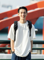 BENT IDEA summer new base solid color Xinjiang cotton loose 7-color base shirt T-shirt men Street T