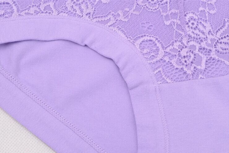 Jiao Fen Na 2255 eo cao nữ cotton tam giác đồ lót cotton cao eo lớn kích thước ấm áp cung nữ đồ lót XL quần áo lót