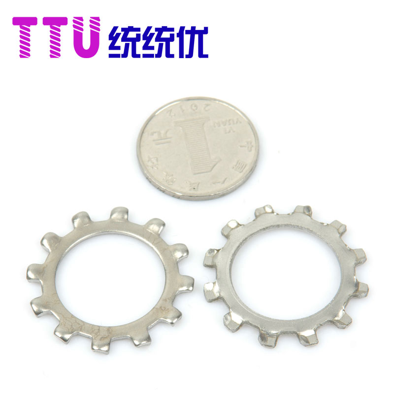 304 stainless steel outer tooth gaskets M3-M24 M3 4 5 6 8 10 12 16 20