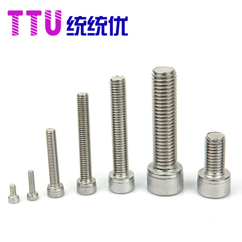M12 series 316L stainless steel cup head hexagonal screw cylindrical head screw M12*20-150DIN912