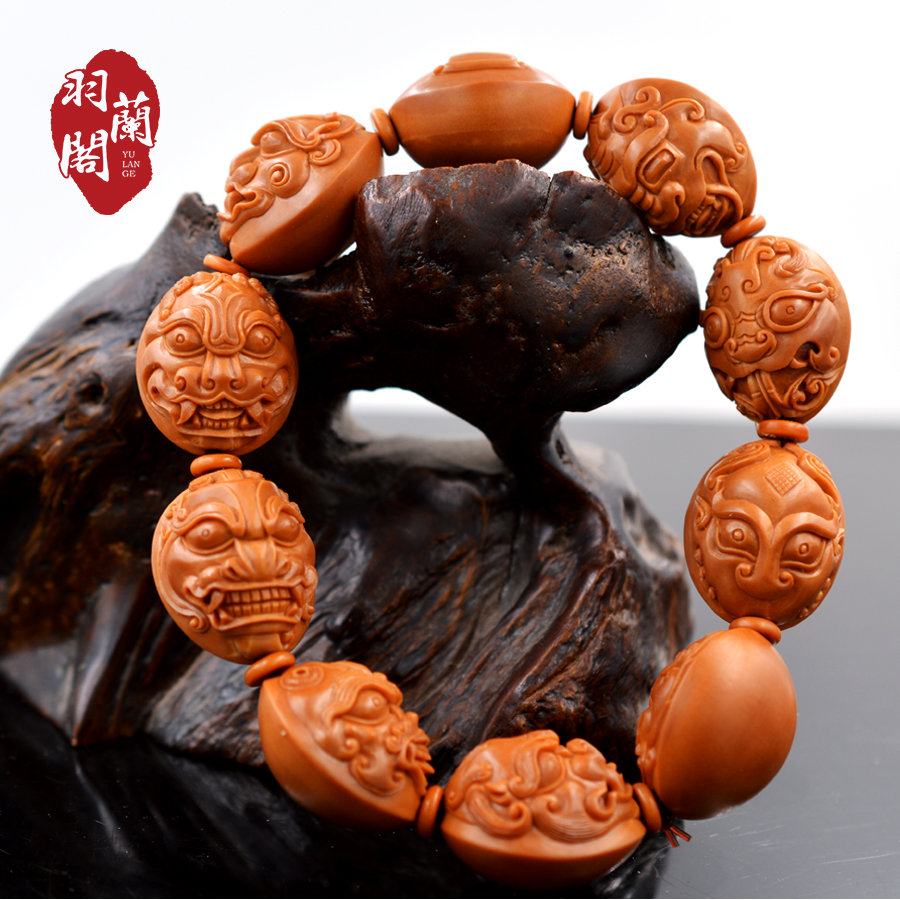 Olive nuclear sculptures Noodle Strings Flat World Ancient Gods Year Beast Nuclear Sculpture Boutique Pure Handmade Nuclear Sculptures Hand-string New Promotion