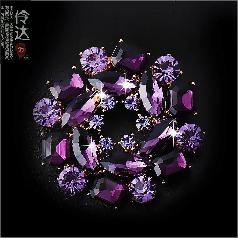 Broche femme LINGLADY en Zircon diamant - Ref 1185589 Image 8