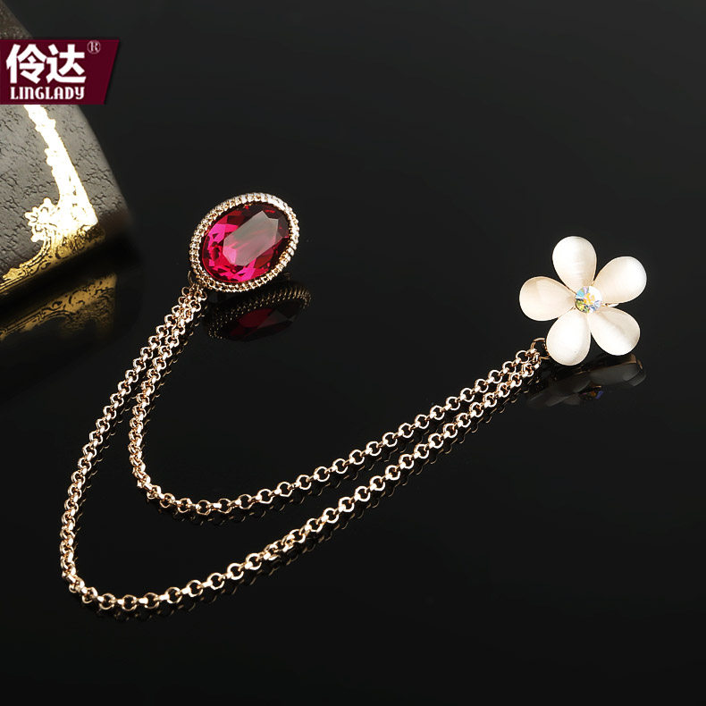 Broche femme LINGLADY en Zircon diamant - Ref 1176358 Image 10