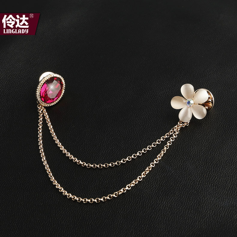 Broche femme LINGLADY en Zircon diamant - Ref 1176358 Image 14